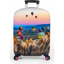 Bd Basarideri Çift Taraflı Dijital Baskılı Valiz Kılıfı 001-02 Büyük Boy