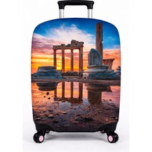 Bd Basarideri Çift Taraflı Dijital Baskılı Valiz Kılıfı 001-11 Büyük Boy