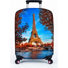 Bd Basarideri Çift Taraflı Dijital Baskılı Valiz Kılıfı 001-10 Büyük Boy