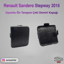 AutoPit 3D Renault Sandero Stepway (2016) Ön Tampon Çeki Demiri Kapağı