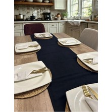 Cedi Kadife Dokulu Siyah Runner 40X150 Runner & Amerikan Servis