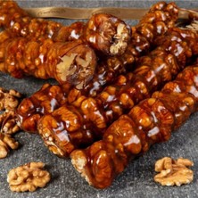 Darende Kayısı Dünyası Duble Cevizli Kelebek Sucuk - Bol Cevizli Doğal Lezzet - 500 Gr