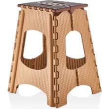 Toyigoo Büyük Katlanır Tabure Naturel ROYALEKS-MRD979 TYG-84037RS