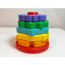 Mibe.co Eğitici Çark KuleMotor Becerisi Eğitici