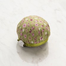 Twin Store Kola Takılabilir Yeşil Çiçekli Iğnedanlık