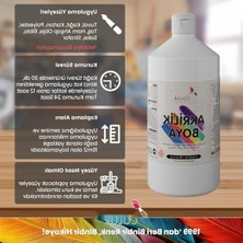 MarkEntegra Dayanıklı Lacivert Akrilik Boya - 1000 gr