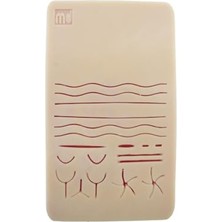 MarkEntegra Silikon Dikiş Pedi - 19X9 cm Eğitim Matı