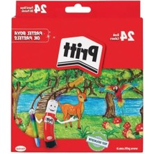 MarkEntegra 24'lü Pastel Boya Seti - Canlı Renkler, Kolay Taşınabilir