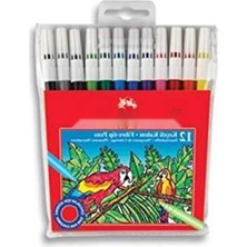 MarkEntegra Su Bazlı Yıkanabilir 12 Renkli Keçeli Kalem Seti