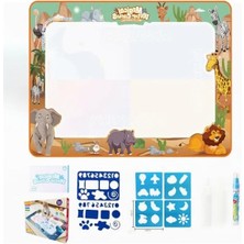 MarkEntegra Vahşi Orman Hayvanları Temalı Sulu Sihirli Boyama Halısı