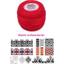 Toyigoo Kaplan Etamin ve Kanaviçe Ipi 8 No Kod/renk: 321 - Royaleks TYG-84037RS