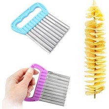 Toyigoo Özel Tutacaklı Şekilli Sebze ve Meyve Kesme Aleti Cips Doğrayıcı ROYALEKS-35126 TYG-84037RS