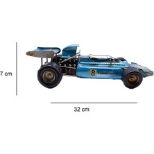 İntora Dekoratif Metal Yarış Arabası