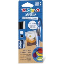 MarkEntegra Su Bazlı Akrilik Boya Marker Seti - Fırça Uçlu 2'li