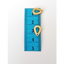 Toyigoo Oya Abiye Bileklik Kolye Pleksi Metalik Plastik Pul Altın Renk 24 Gram 90 Adet - BNC556 TYG-84037RS