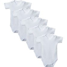 Toyigoo Beyaz Yarım Kol Body Zıbın 7-12 Yaş Çocuklar Için (5 Adet) Alttan Çıtçıtlı Özel Gereksi