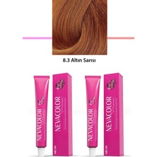 Toyigoo 2 Li Set Premium 8.3 Altın Sarısı - Kalıcı Krem Saç Boyası 2 x 50 G Tüp TYG-84037RS