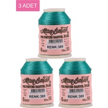 Toyigoo 3 Adet Altınbaşak Oya ve Dantel Ipi 20 gr - Royaleks - No: 369 TYG-84037RS