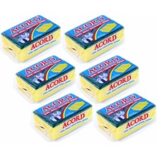 Toyigoo 6 Adet Jumbo Boy Endüstriyel Çok Amaçlı Bulaşık Süngeri  13X8X4 cm TYG-84037RS