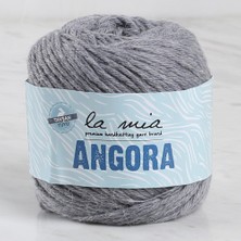 Twin Store La Mia Angora 50GR Gri El Örgü Ipi - L134 - 33809