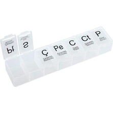 İntora Haftalık Saklama Kabı – Düzenli ve Pratik Kullanım