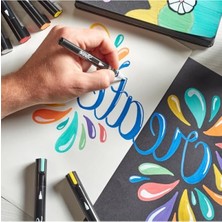 MarkEntegra Fırça Uçlu Akrilik Markör - Lila Renk