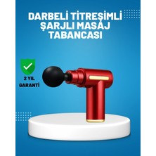 Nacario Mey Ithalat® Titreşimli Masaj Tabancası 4 Başlıklı 6 Hız Ayarlı Kas Rahatlatıcı