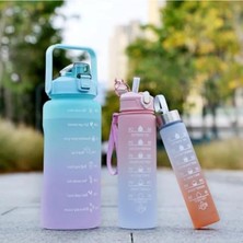 MarkEntegra Motivasyonel Su Matarası 3'lü Set - Bpa Içermez