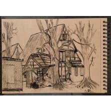 MarkEntegra A5 Boyutunda Spiralli Kraft Kağıt Eskiz Defteri