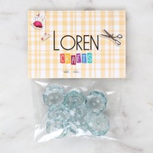 Twin Store Crafts Açık Yeşil 8'li Düğme - 3065