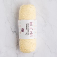 Twin Store La Mia Baby Cotton Bebe Sarı El Örgü Ipi - L028 - 33626