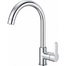 Akçay Premium Krom Yüksek Mutfak Eviye Bataryası-İkra Serisi