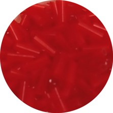 Toyigoo Uzun Boru Kesme Boncuk Çap 2mm Uzunluk 10 mm - 60 Gram - Kırmızı - BNC284 TYG-84037RS