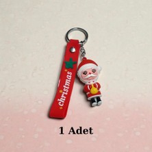 Nostaljik Lezzetler Yılbaşı Silikon Noel Baba Anahtarlık 1 Adet