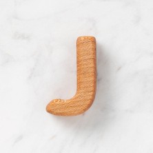 Twin Store Hobi Baby Organik Ahşap Harf - J