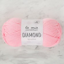 Twin Store La Mia Diamond Pembe El Örgü Ipi - L046 - 34257