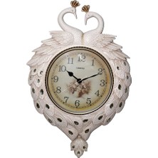 İntora Duvara Asmalı Tavuskuşu Saat