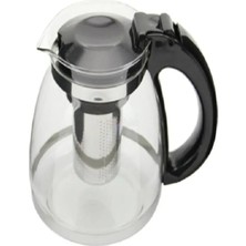 Toyigoo Çelik Süzgeçli Cam Çaycı Servis Demlik 1500 Ml. ROYALEKS-7488 TYG-84037RS