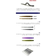 MarkEntegra 3" Doğal Leech Balık Yemi - Green Pumpkin Renk - Etkili ve Dikkat Çekici