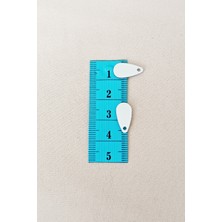 Toyigoo Oya Abiye Bileklik Kolye Pleksi Metalik Plastik Pul Gümüş Renk 8 Gram 50 Adet - BNC531 TYG-84037R