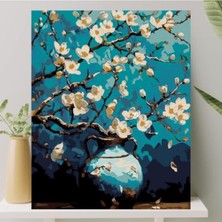 MarkEntegra Sayılarla Boyama Tuval Seti - Fırça ve Boyalar Dahil 40X50 cm