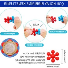 MarkEntegra Eğitici Molekül Oyuncak Seti - 120 Parça, 5 Renk Seçeneği