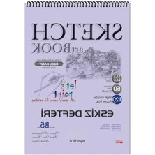 MarkEntegra Spiralli Eskiz Defteri – 50 Yaprak, 120 gr Çizim Bloknotu