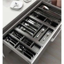 Toyigoo Eco Lüx Modül Kaşıklık Antrasit 55X49 cm ROYALEKS-ACERO-20354 TYG-84037RS