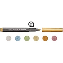 MarkEntegra Jumbo Metalik Keçeli Kalem Seti - 6 Renk