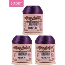 Toyigoo 3 Adet Altınbaşak Oya ve Dantel Ipi 20 gr - Royaleks - No: 063 TYG-84037RS