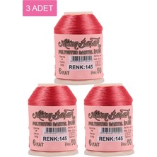 Toyigoo 3 Adet Altınbaşak Oya ve Dantel Ipi 20 gr - Royaleks - No: 145 TYG-84037RS