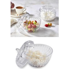 Toyigoo 2'li Mika Dekoratif Şekerlik Lokumluk Seti TYG-84037RS