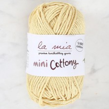 Twin Store La Mia Mini Cottony 25 gr Sarı Bebek El Örgü Ipi -