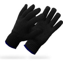 Toyigoo Orta Kalın Siyah Sıcak Tutan Yün Kışlık Kadın Erkek Eldiven Unisex 1 Çift TYG-84037RS